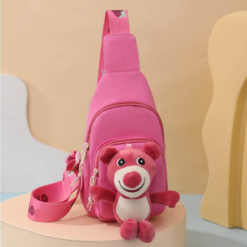 卡通包包儿童斜挎包可爱女孩出游小背包休闲手机包女童宝宝胸包潮
