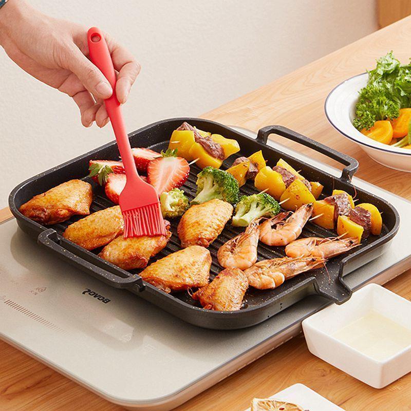 黄金麦饭石烧烤盘电磁炉烤