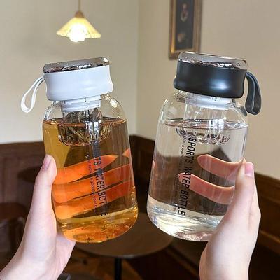 磁吸玻璃杯超大容量男士茶