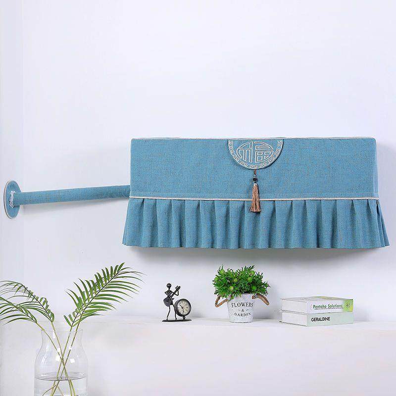 加厚空调管套挂机通用新中式空调防尘罩墙洞遮丑墙贴空调罩挂机套