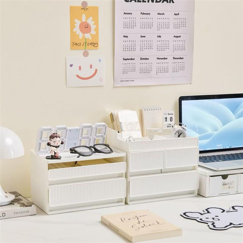 抽屉式收纳化妆品收纳盒文