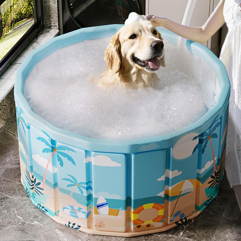 可折叠宠物浴缸大型犬金毛