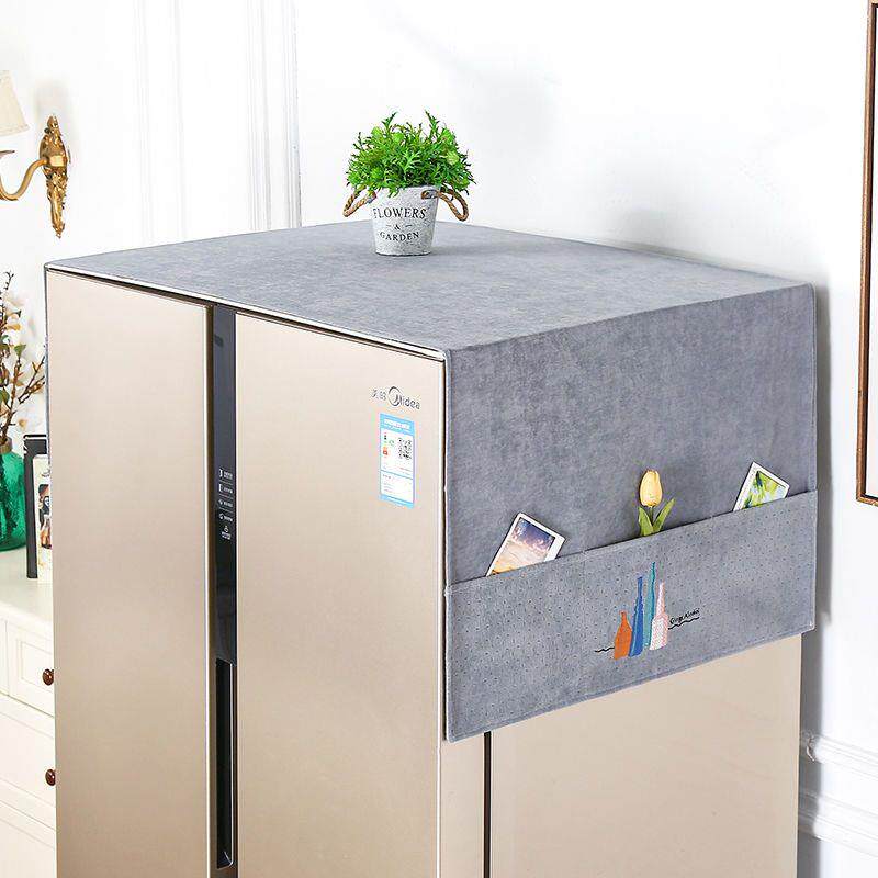 新款冰箱盖布通用双开门冰箱防尘罩单门滚筒家用长方形冰箱防尘罩