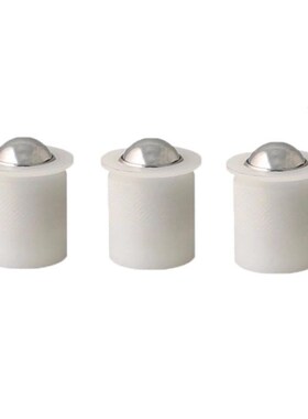 替代米思米PFPR7/9/13/15/2024白色滚M网花滚轮型压入式球头柱塞