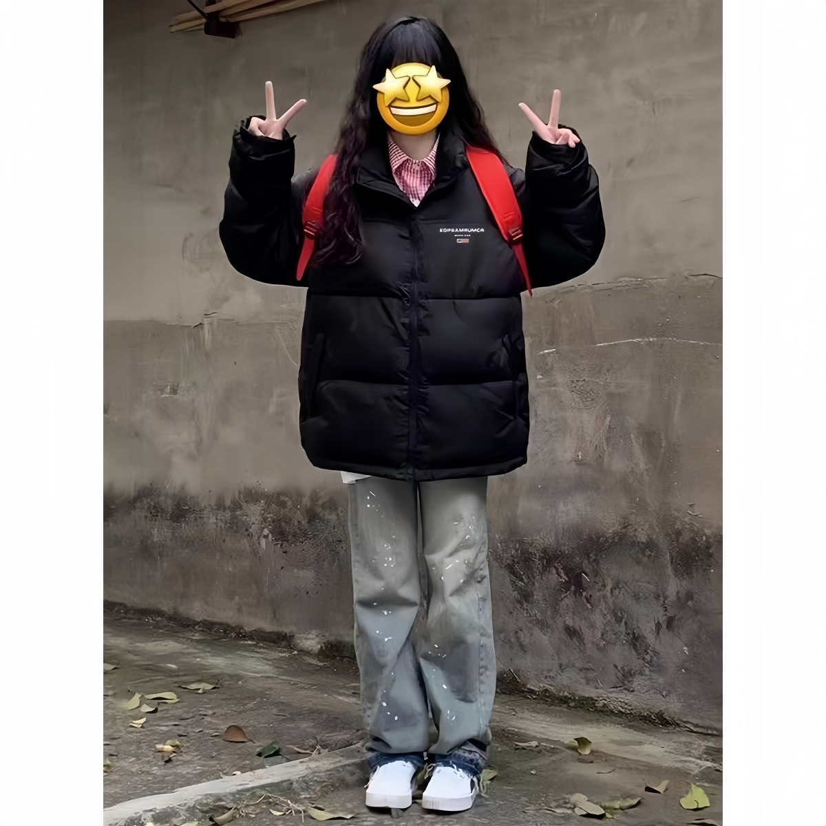 学生羽绒棉服女大童冬季