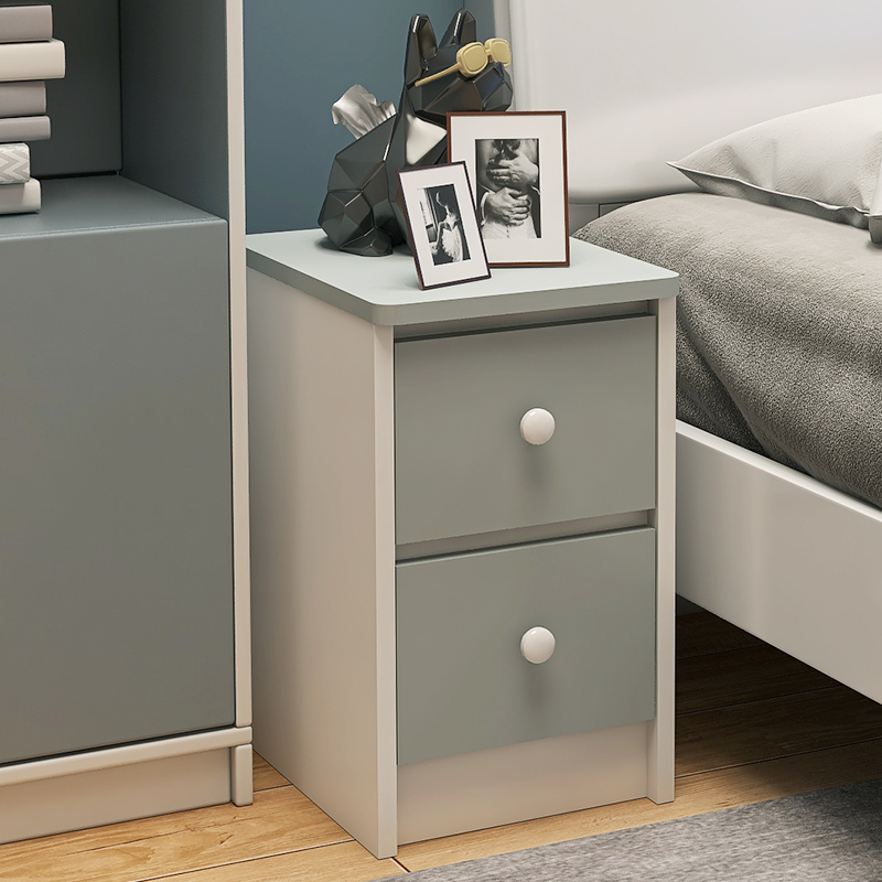 迷你床头柜小型超窄款白色可爱儿童y小柜子小尺寸定制20/25/30cm