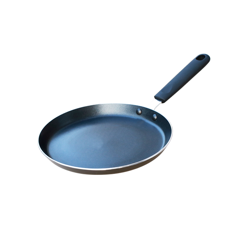 22cm小8寸千层皮专用不沾锅煎蛋煎饼平底锅  多层复底电磁炉通用