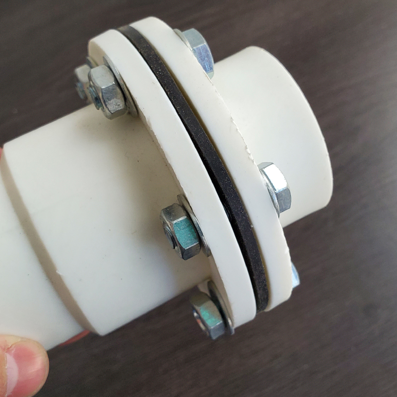 PPR法兰式止回阀k 立式止回阀单向阀40/50水管逆止阀 6颗螺母固定