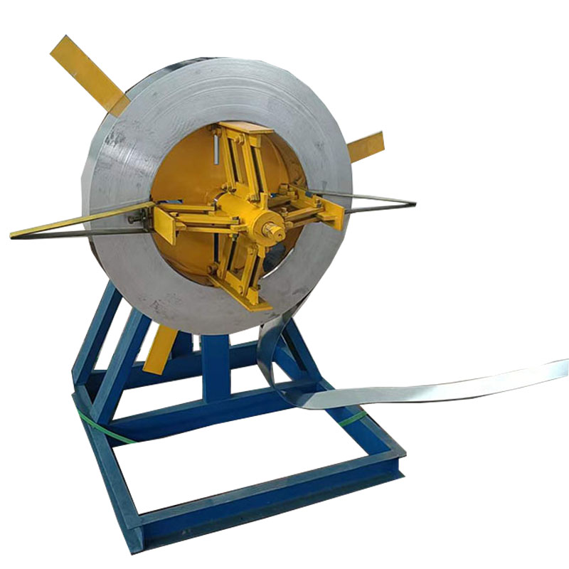 厂家定制彩钢卷支架 oC型钢机放料架 单臂式送料机送料架 放料架