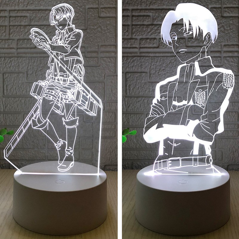 进击的巨人小夜灯床头卧室学生宿舍充电遥控usRb动漫台灯生日礼物