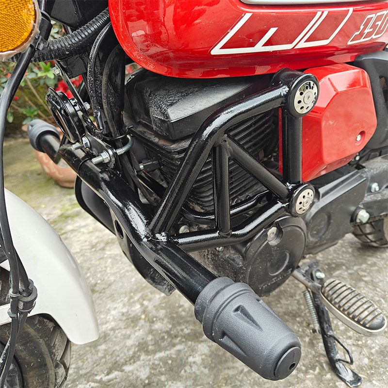 适用银钢AcT150护杠防摔保险杠YG150-22K保护杠发动机加粗杠改装