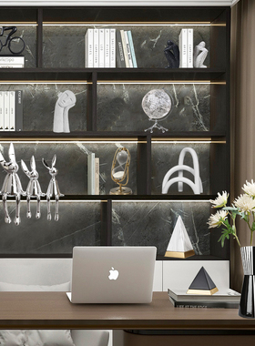 招财领导办公室装饰品摆件书v柜子现代创意高档老板桌面大气高级