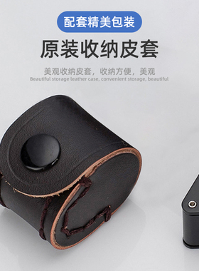 10x18mm 高档折叠式全合金材质鉴定古玩出口黑色珠宝放大镜 7007B