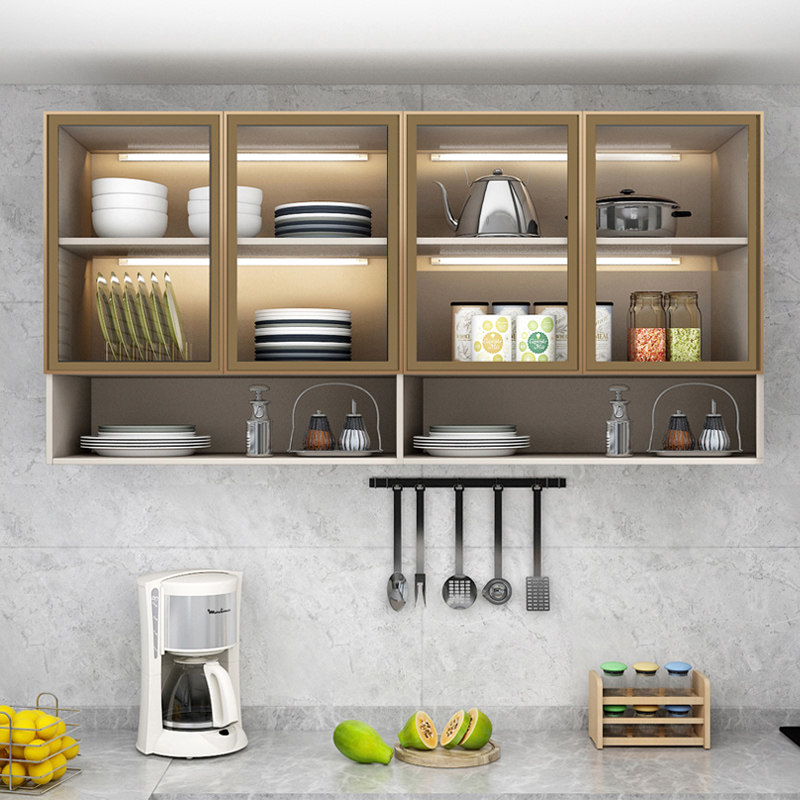 阳台储物柜挂墙厨房吊柜墙壁柜壁橱碗柜餐边柜壁挂卫生间玻璃墙柜