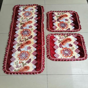 冬天联邦椅实木沙发座垫毛毯坐垫冬季 办公室春秋椅坐垫加厚防滑垫