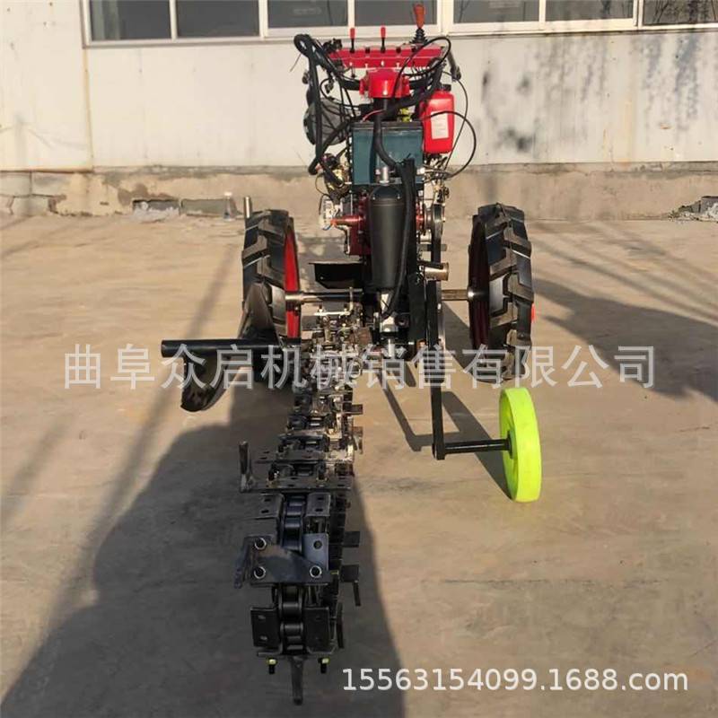 手扶链条管路电缆开沟机 手推开挖沟槽小型链条开沟机胡同开沟机