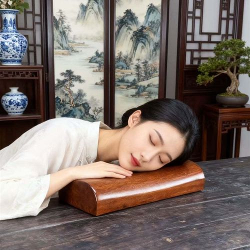 花梨实木枕头手工睡眠颈椎放松解压失眠专用硬枕颈椎枕工作疲劳