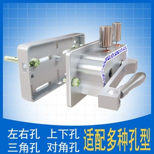 衣架手摇器通用升降器摇手器绞盘线盒免打孔上下孔斜孔自锁器