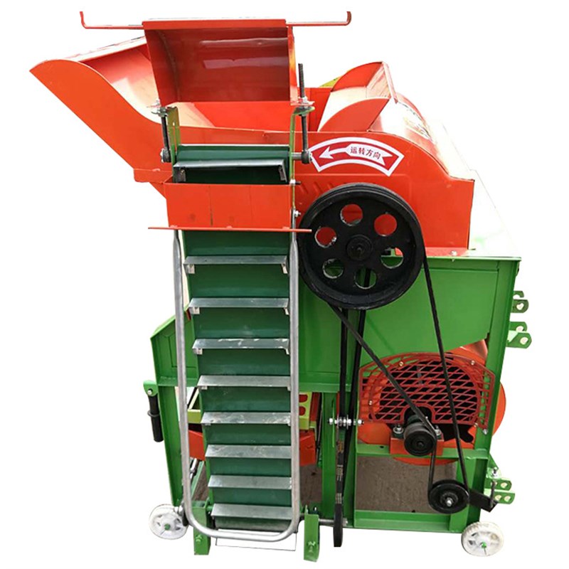 12马力柴油机配套花生摘果机干湿两用花生脱果机花生Z秧果分离机
