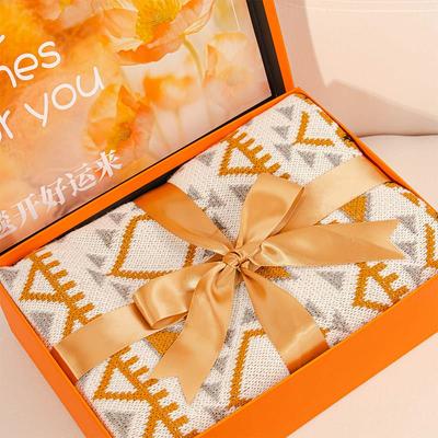 针织毯礼盒教师节礼物新款女教师、女长辈实用礼物送给妈妈和员工