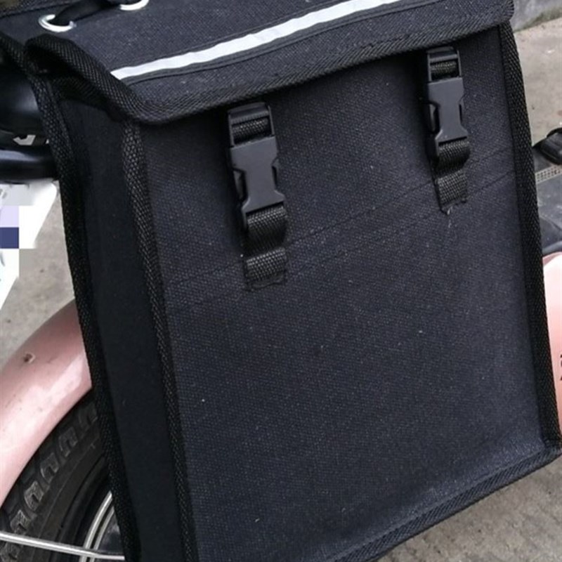 电动车侧备箱边包挂箱q挂包放置神器帆布多功能机车单侧边自行车