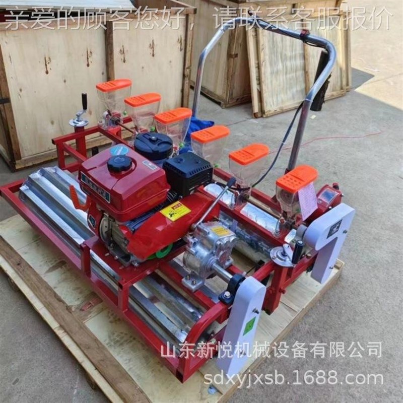 农用手推蔬d菜精量播种机 汽油多行药材播种机 大头菜精播机