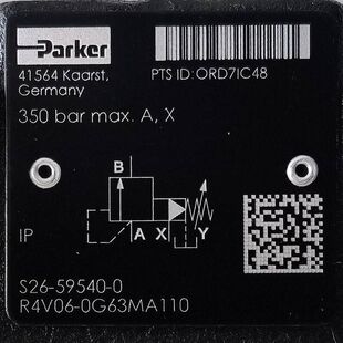 S26-59540-0  R4V06-0G63MA110 # Parker//派克，液压阀，比例阀