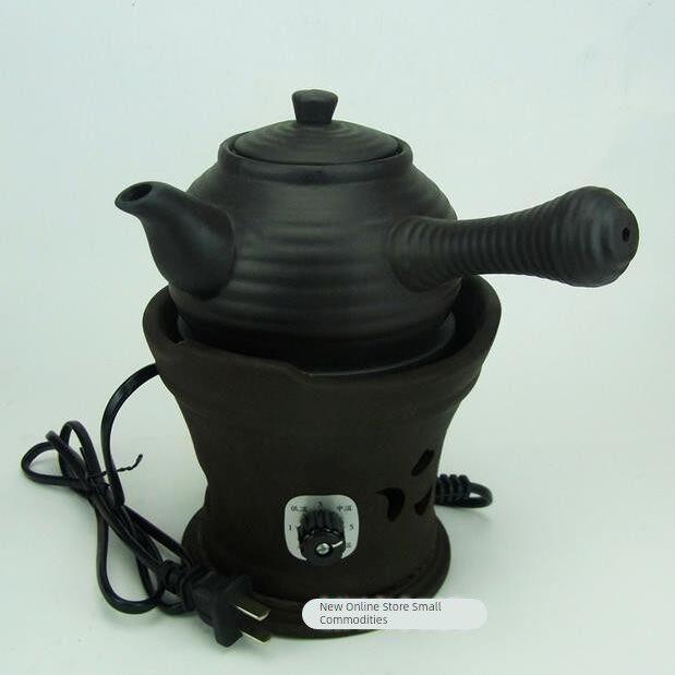 帅田 温控电热茶炉无辐射调温小电炉温奶炉 耐热玻璃烧水壶茶壶