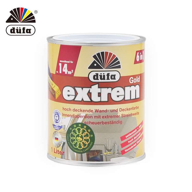 德国都芳金六合一内墙漆乳胶漆水性漆1L装