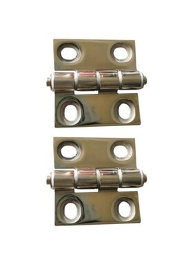 HFM83-47无尘蝶形铰炼 横竖腰孔型合页304不锈钢调节孔合页47*47