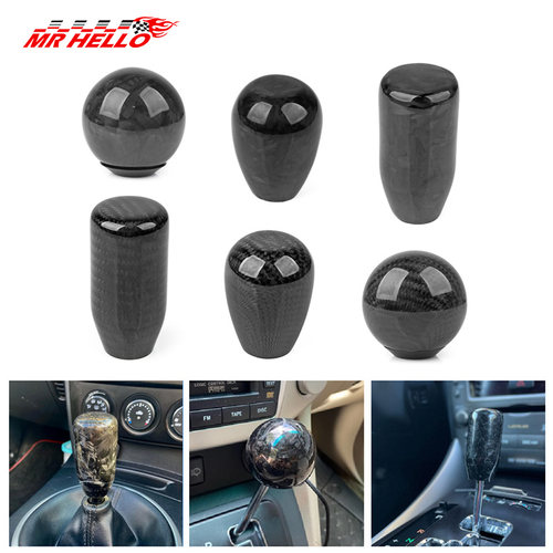 汽车排挡头改装档把个性碳纤维手排波棍头自动档排挡头配件
