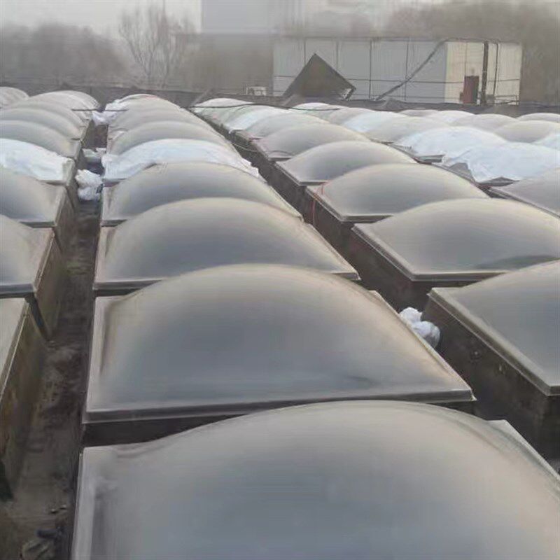 采光罩采用聚碳酸酯pc板或pmma亚力玻璃钢采光罩有机玻璃采光罩