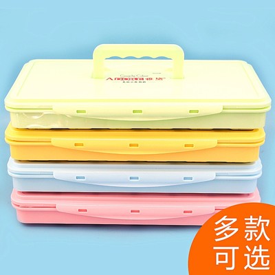 雅黛阿尼戈尼24色果冻水粉颜料套装48色画笔调色盘工具套装儿童小