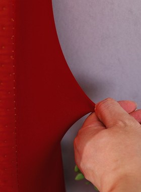 百年好合大红色全包床头套罩通用弹力床头罩结婚喜庆婚庆床靠背罩