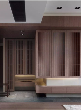 实木格栅板电视背景墙长城板护墙板凹凸形栅格条吊顶装饰木饰面板