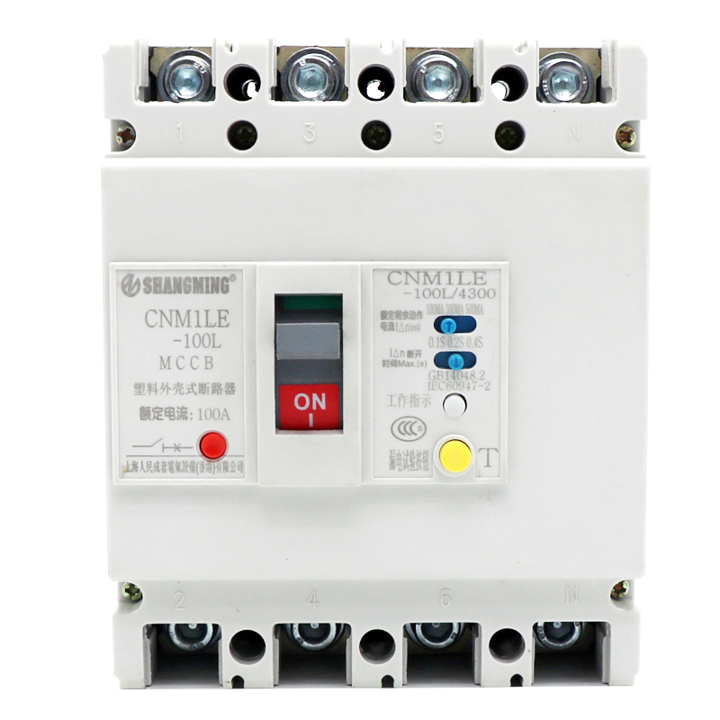 人民电气漏电断路器CM1LE-100uA 250A 400A 630A/4300三相四线开