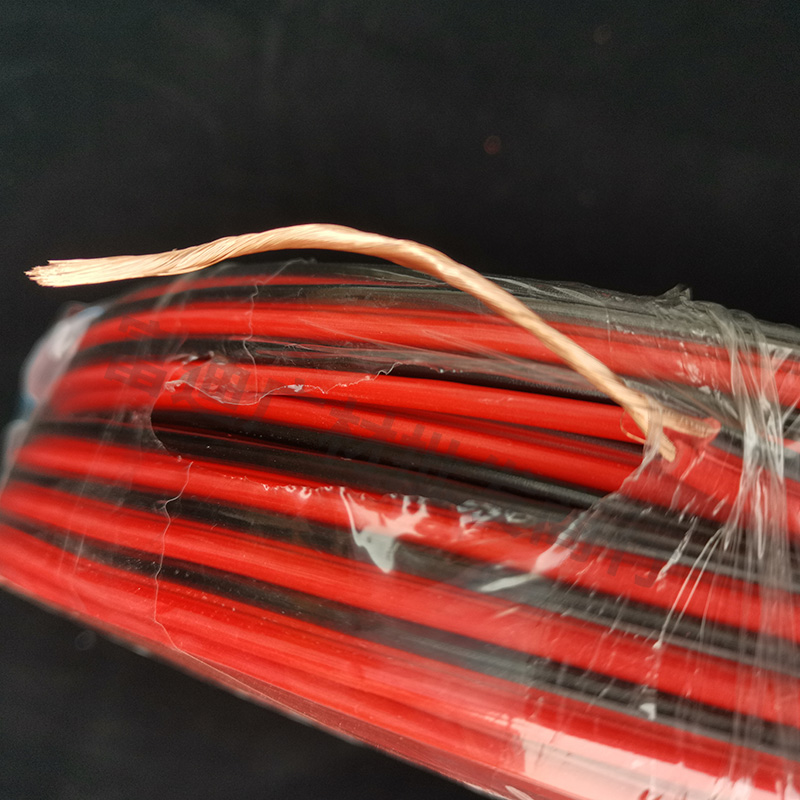 黑红线2.5红黑线平行线监控电源x线广告显示屏纯铜2芯RVB软电线1.