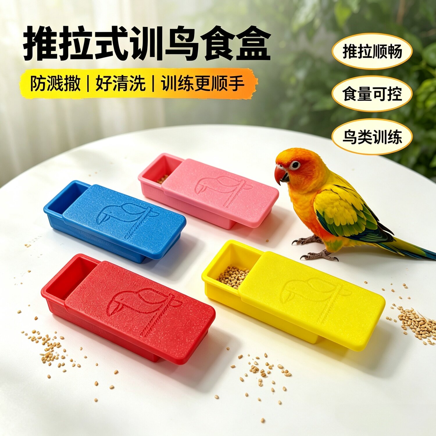 宠帮仕手养训鸟喂食器