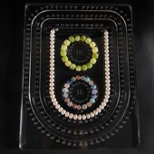 透明亚克力手串手镯手链珠盘珠宝饰品陈列收纳摆件展示架拍照定制