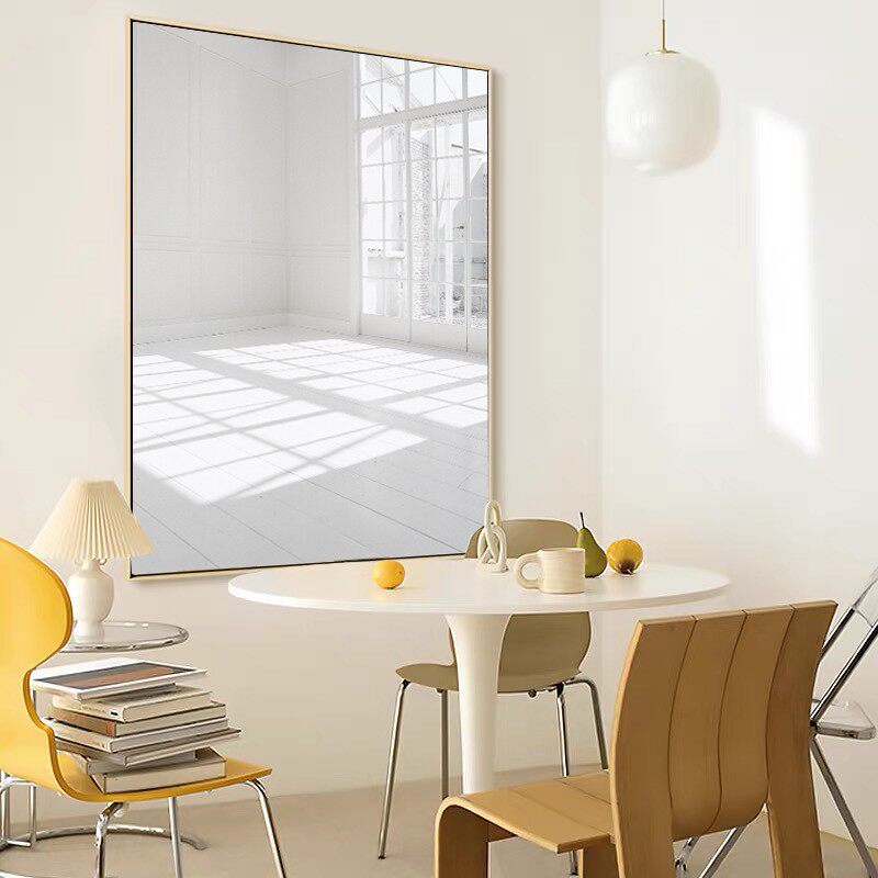 原木极简风室内阳光装饰画现代简约高级感客厅背景墙挂画卧室壁画