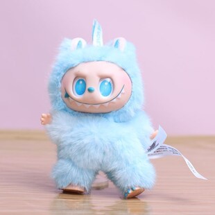 网红乙烯基兔布娃娃挂件可爱的毛绒玩具娃娃袋挂件钥匙链娃娃