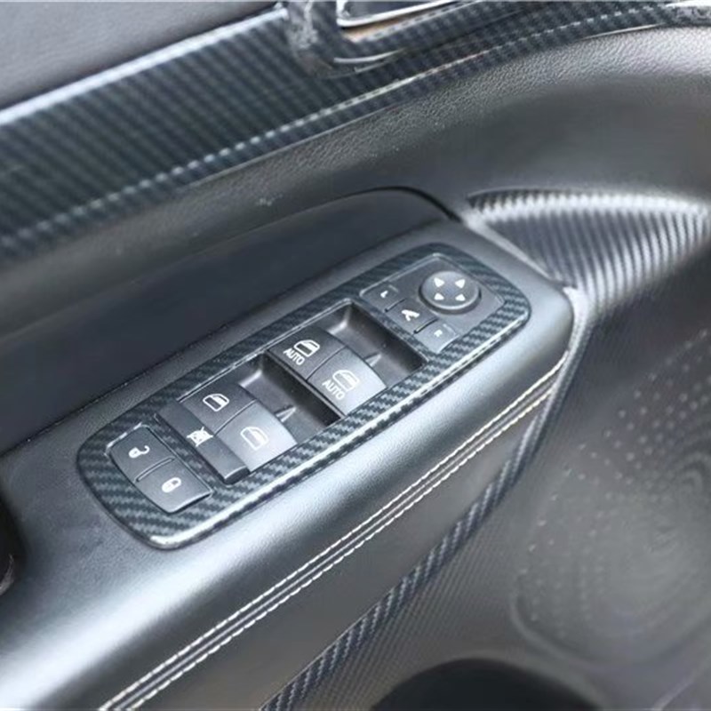 14-15款大切j诺基碳纤维内饰贴 桃木内饰 改装中控排挡方向盘贴