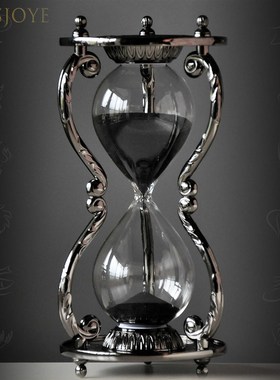 十二星座金属沙漏30分钟计时器创意摆件家居装饰品送男士女友礼物