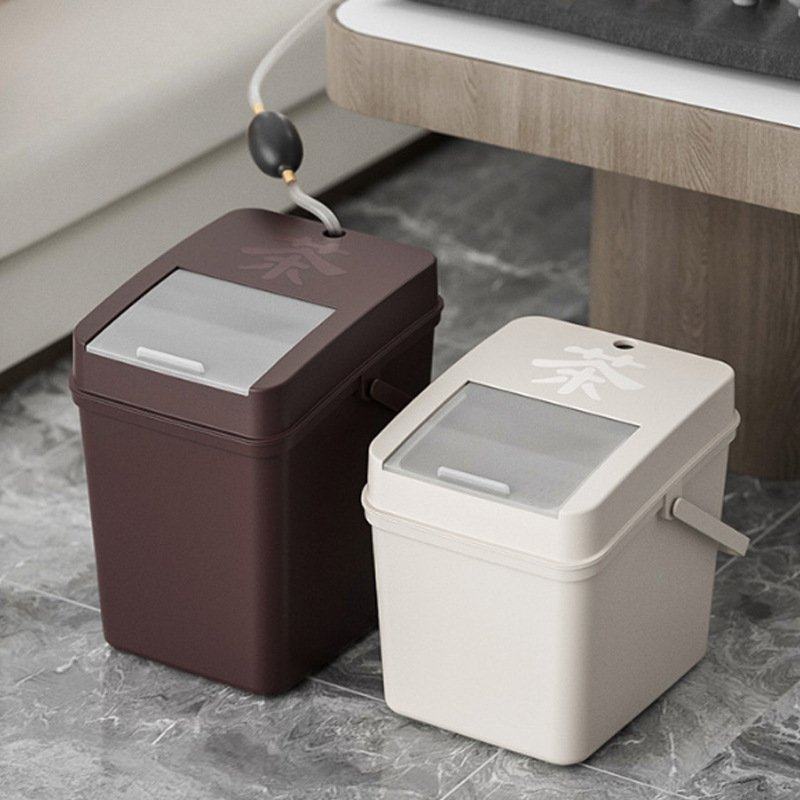 滤网排水桶沥水垃圾桶过滤桶茶水桶废水桶茶具配件茶渣桶沥水神器