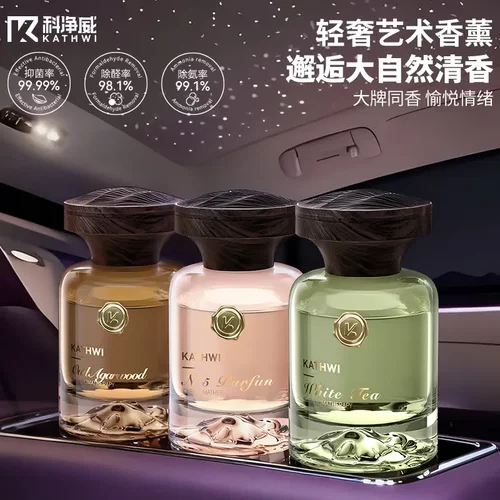 【见山香薰】轻奢质感车载香薰清除味摆件持久高级香水-XW