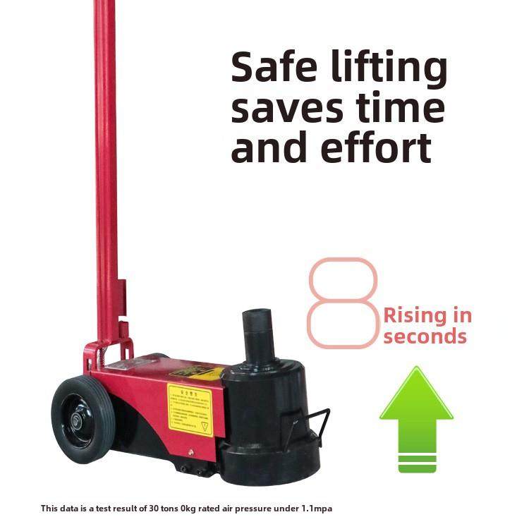 卧式气动0公斤顶50t60液压顶80t100吨120吨汽修车专用气压0公斤顶