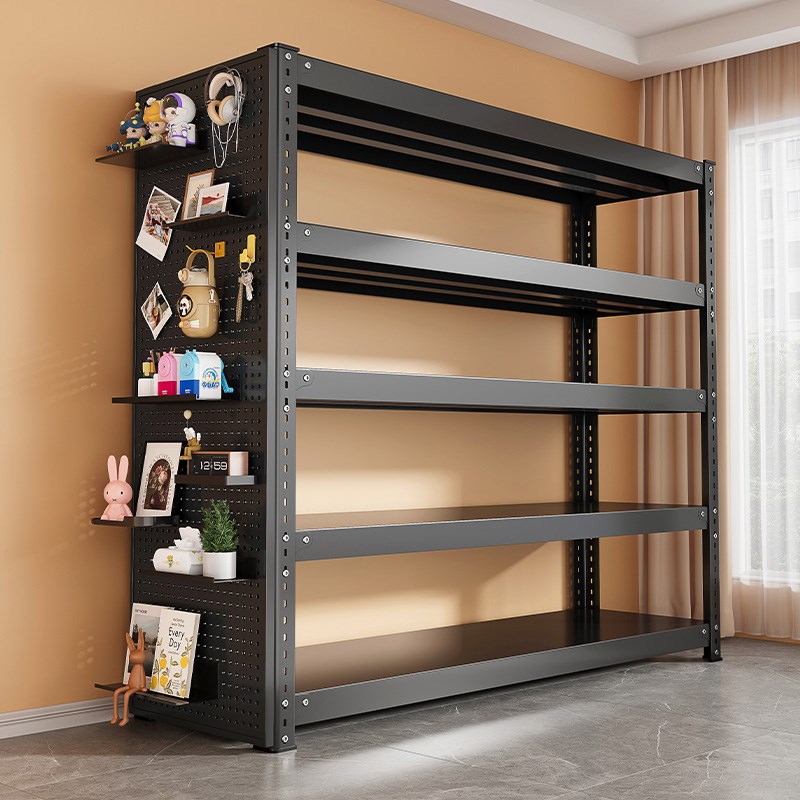 洞洞板货架家用多层置物架阳台落地收纳层架地下室货架X超市置物