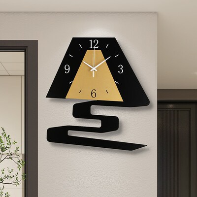 钟表挂钟客厅个性创意时尚极简静音餐厅现代简约艺术2024新款时钟