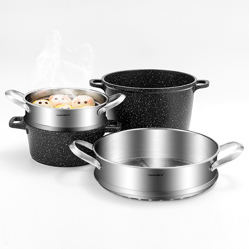 蒸锅蒸笼304不锈钢 蒸抽 可配汤锅蒸格 配雪平锅 直径对牢就可以