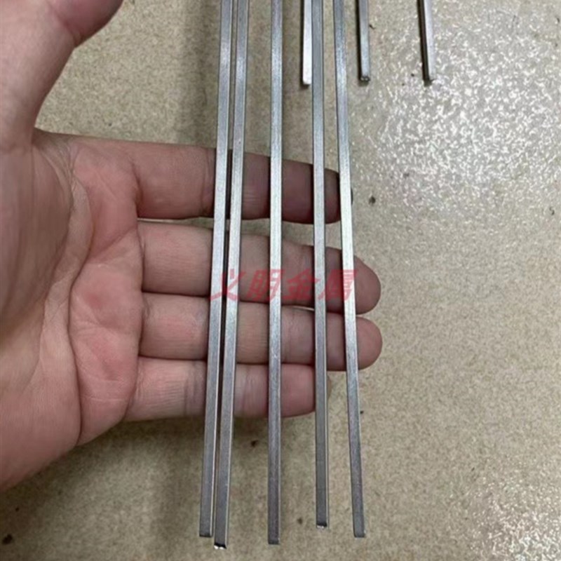 直销304不锈钢实心扁条方条 小方钢方棒 冷拉扁钢2X3X4X5X6X7X8X1